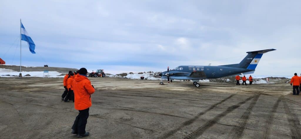 La aviación naval regresó a la Antártida: el detrás de escena de la “operación Hermes” La aviación naval regresó a la Antártida: el detrás de escena de la “operación Hermes”