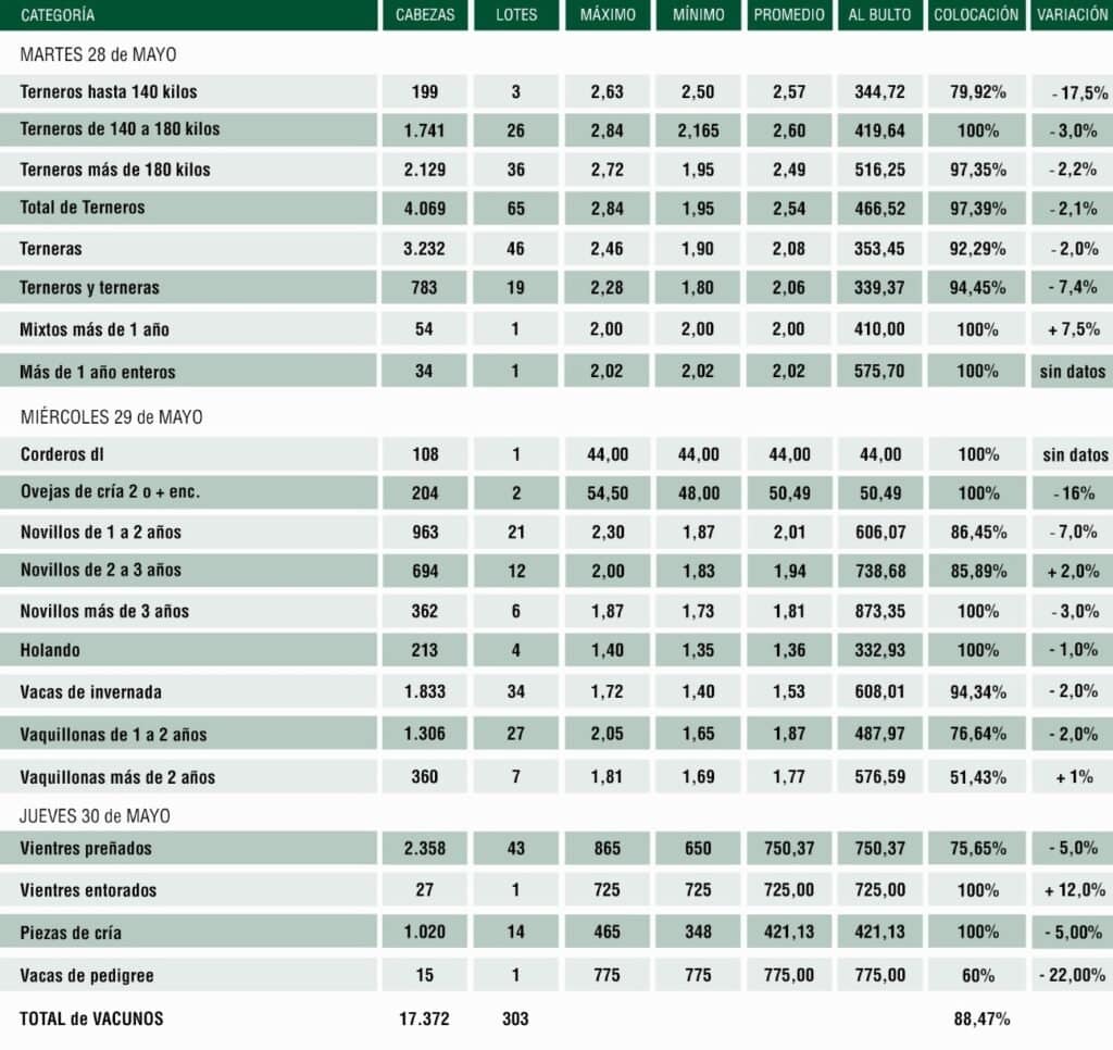 Plaza Rural cerró el remate 287 con más de 17.000 animales vendidos. Plaza Rural cerró el remate 287 con más de 17.000 animales vendidos.