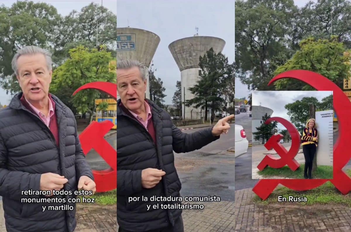 Gurméndez criticó monumento “comunista” y lo comparó con la esvástica de los nazis Gurméndez criticó monumento “comunista” y lo comparó con la esvástica de los nazis